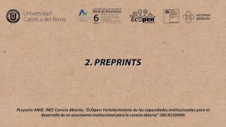 Preprints [upl. by Dinny]