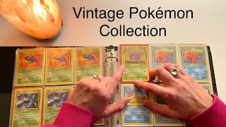 Looking at My Son’s Vintage Pokémon Card Collection  Soft Spoken Unintentional ASMR [upl. by Bettye]