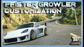 PFISTER GROWLER CUSTOMIZATION  GTA V Online Gameplay Los Santos Tuners DLC [upl. by Pancho]