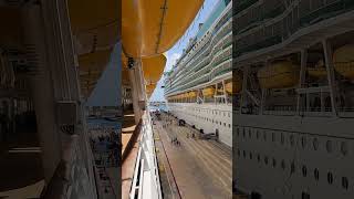 Looking Between Cruise Ships 15 [upl. by Mair609]