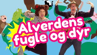 Alverdens fugle og dyr · Popsi og Krelle børnesange 2023 [upl. by Leahplar]