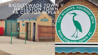 Biggleswade Town v Harleston Town FA Cup 1st Qualifying round replay facupreplay [upl. by Nelag]