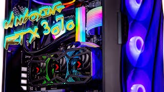 PNY XLR8 RTX 3070 GAMING REVEL EPICX RGB Unboxing [upl. by Julita]