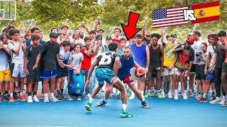 USA vs SPAIN  STREETBALL 5v5 [upl. by Enilra]