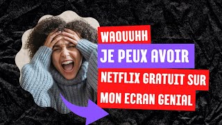 COMMENT CREER UN COMPTE NETFLIX GRATUIT SANS CARTE BANQUAIRE [upl. by Aihsaei]