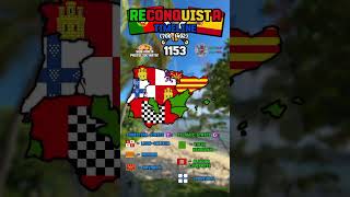 The Reconquista Timeline 🇵🇹🇪🇸⚔️ 7001492 shorts reconquista portugal spain [upl. by Daniala43]