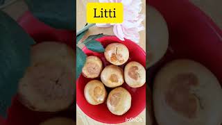 Litti Recipe cooked in air fryer Bihar ki authentic recipe Litti  Air Fryer litti Sattu litti [upl. by Initirb689]