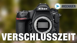 VERSCHLUSSZEIT EINFACH ERKLÄRT  Fotografieren lernen für Anfänger  Tutorial Deutsch  115 [upl. by Pickens679]