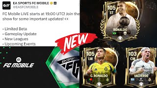 BANYAK UPDATE GG SEGERA HADIR LIMITED BETA GAMEPLAY UPDATE NEW LEAGUES EA SPORTS FC MOBILE [upl. by Solhcin679]