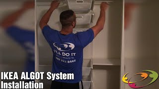 IKEA ALGOT System Installation [upl. by Kenny]