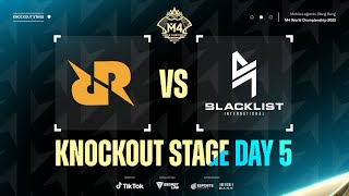 EN M4 Knockout Stage Day 5  RRQ vs BLCK Game 5 [upl. by Leventis]