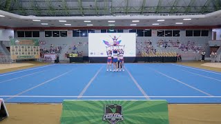 Wings A  5th Place Cheerleading SG 712  AllFemale  KEJURNAS Cheerleading 2024 [upl. by Ennywg]