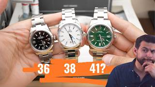 Watch Size Showdown 36mm 38mm amp the 41mm Thats Actually 39mm Which Fits Best [upl. by Dellora]