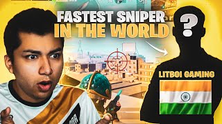 ROLEX REACTS to FASTEST SNIPER PLAYER IN THE WORLD LITBOI YT [upl. by Joelly850]