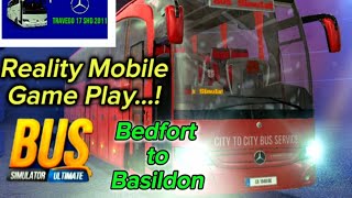 Bus Simulator UltimateDriving from Bedford to Basildon Taking people to places [upl. by Bremble864]