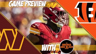 Washington Commanders vs Cincinnati Bengals Game Preview with BengalsOBI [upl. by Kori]