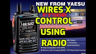 YAESU FT5D  Wires X control Using Radio [upl. by Alyss]