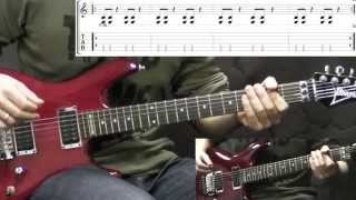 Slayer  Raining Blood  Metal Guitar Lesson with TABS [upl. by Randell]