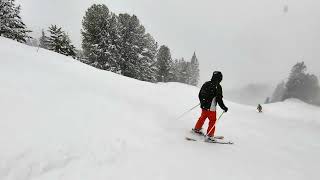 Flaine Jan 2023 Piste Topaze [upl. by Fitzger]