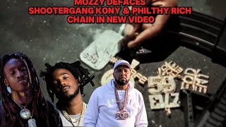 Mozzy Defaces Phi￼lthy Rich amp Shootergang Kony Chains In New Video amp Also Disses Them [upl. by Nylirem]