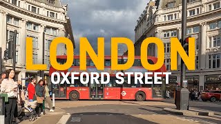 Cycling in London 15  4K  Oxford Street • Bond Street • Tottenham Court Road [upl. by Orlan974]