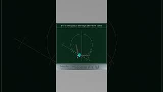 How to Draw a Tridecagon 13 Side Polygon Inscribed in a Circle shorts [upl. by Woody]