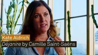 Déjanire by Camille SaintSaëns  Interview with Kate Aldrich [upl. by Mallen]