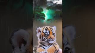 Baby tiger tiger animals lion lionking babytiger adorable cute [upl. by Lukash]