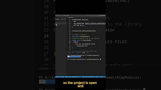 Using C 20 Modules together with CMake inside VS Code cmake cplusplus [upl. by Ahsaele]