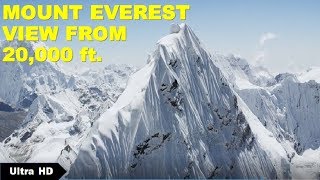 MOUNT EVEREST TOP HD View From Air  Himalayas View [upl. by Siana]