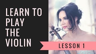 Learn the VIOLIN ONLINE  Lesson 130  How to hold the violin amp bow [upl. by Nitnert]