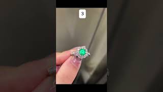 Which gemstone ring would be your upgrade choice engagementring customdesign upgradelggjewelry [upl. by Feledy]