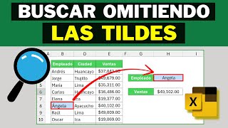 ¿Cómo buscar en Excel ignorando acentos  Adiós a los problemas con tildes [upl. by Artemla]