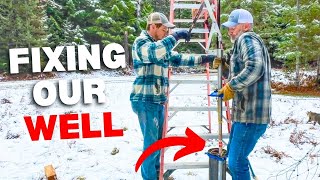 Our WELL is Leaking  DIY Leaking Well Fix [upl. by Ponce]