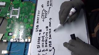 Toshiba C655  USB Port Voltage Problem [upl. by Ednyl]