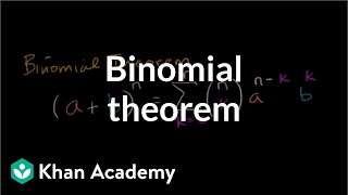 Binomial theorem  Polynomial and rational functions  Algebra II  Khan Academy [upl. by Neggem]