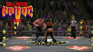 Halloween Havoc 1996  WWE 2K14 [upl. by Nilecoj531]