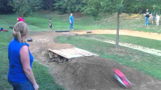 Backyard Bashing RC Track Race [upl. by Dora]