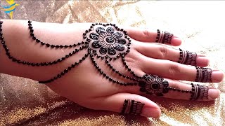 Very beautiful front hand mehndi design  Latest mehndi design  दुल्हन मेहंदी डिज़ाइन [upl. by Aihsel941]