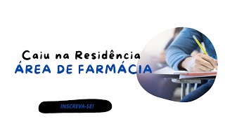 Questões de Cálculo Farmacêutico  Questões de Residência Multiprofissional  Área Farmacêutica [upl. by Oelc11]