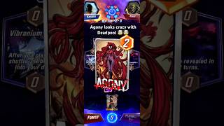 Agonizing opponents🥶🥶 shortvideo agony destroydeck marvelsnap gaming [upl. by Sellihca]