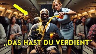 Rassistische Stewardess schüttete einem schwarzen Mann Saft ins Gesicht—es war der AirlineCEO [upl. by Anyk]