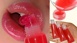 HOW TO MAKE LIP GLOSS at home in easy way  HOMEMADE LIP GLOSS  By Natural Beauty Tips [upl. by Leihcim]