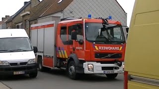 Middelkerke Brandweer met Ladderwagen  Materieelwagen [upl. by Mahgem]