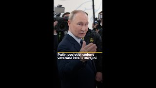 Putin posjetio ranjene veterane rata u Ukrajini [upl. by Arretahs396]