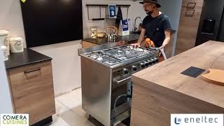 Installer un piano de cuisine avec Airsled by Eneltec  Manutention sur coussin dair [upl. by Dleifrag]