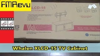 How to Install Whalen XLCD 15 TV Cabinet  How to assemble TV Entertainment stand  FMRevu [upl. by Dalila]