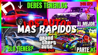 GTA5  LOS COCHES MÁS RÁPIDOS de GTA 5 ONLINE 2023  CLAS DEPORTIVO ¿Cual es el auto mas rápido gta [upl. by Stella]