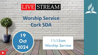 Cork Seventh Day Adventist Church  Worship Service 19102024 [upl. by Asihtal]