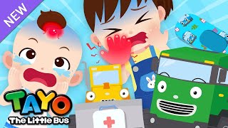 NEW✨ Ouch I Got a Boo Boo  Tayo Safety Song  Strong Heavy Vehicles Song  Tayo the Little Bus [upl. by Alegnatal]